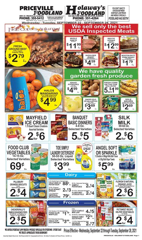 Bruce's Foodland Rainsville. 318 McCurdy Ave N, Rainsville, AL 35986. Store Phone (256) 638-2420. Monday - Sunday 07:00 am - 09:00 pm. (256) 638-2420. Weekly Ad Coupons View Other Locations. Contact Us – Blog.